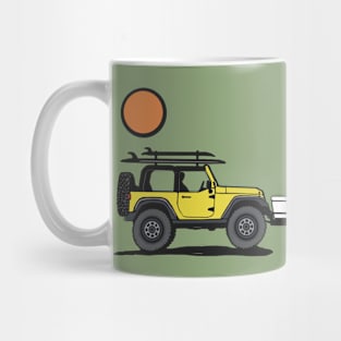 4WD Beach Weekend Mug